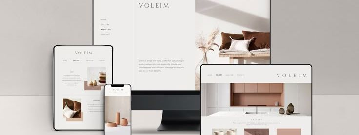 Tampilan website responsif pada desktop, tablet, laptop, dan ponsel