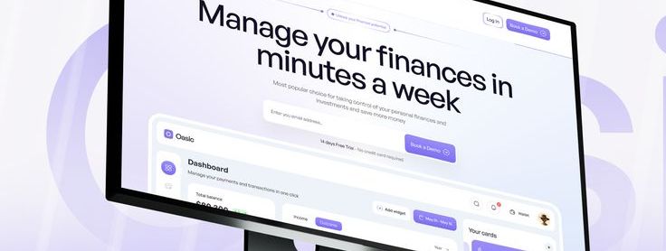 Tampilan website bisnis yang dioptimalkan untuk performa digital